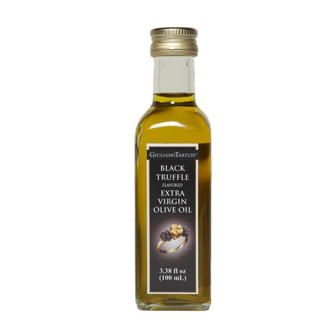 Giuliano Extra Virgin Olive Oil Dressing Black Truffle Flavor 100 Ml