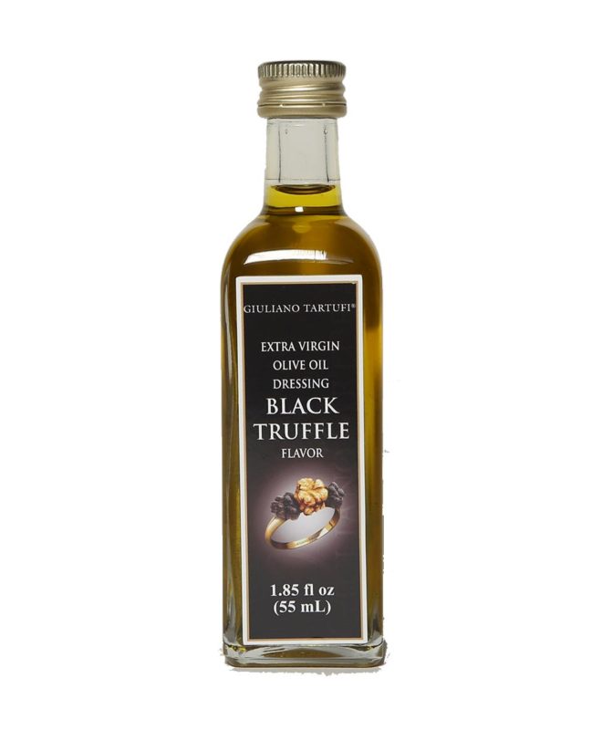 Giuliano Extra Virgin Olive Oil Dressing Black Truffle Flavor 55 Ml