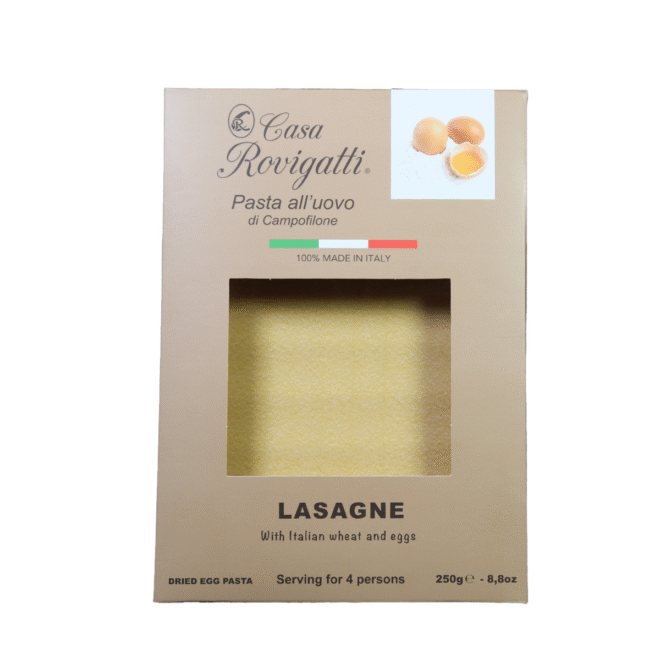 Lasagne 250 Gramos | Casa Rovigatti Di Campofilone Pasta
