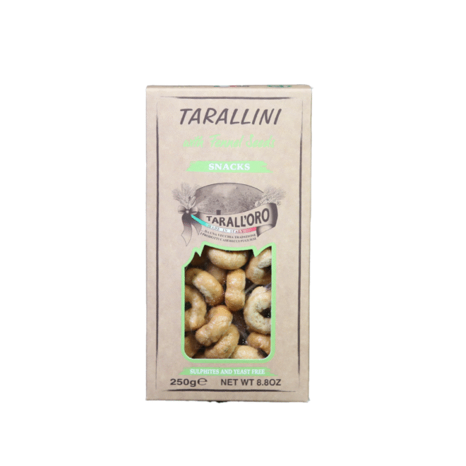 Tarallini Al Finocchio (con semillas de hinojo)