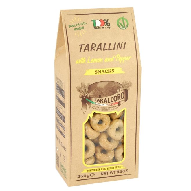 Tarallini Limone e Pepe (with Lemon and Pepper)