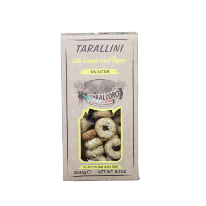Tarallini Limone e Pepe (with Lemon and Pepper)