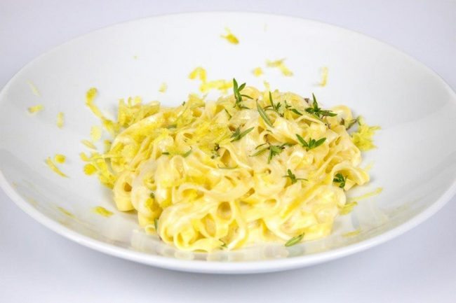FOTO 20 fettuccine al limone panna e limone