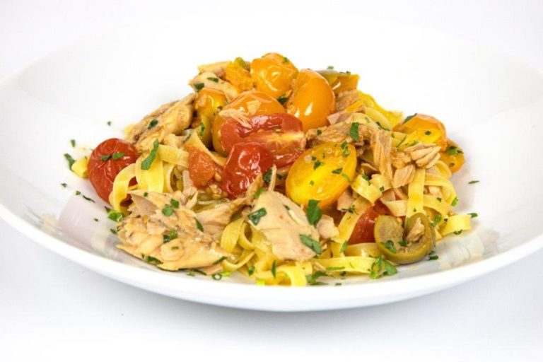 FOTO 23 fettuccine all’arancio al tonno